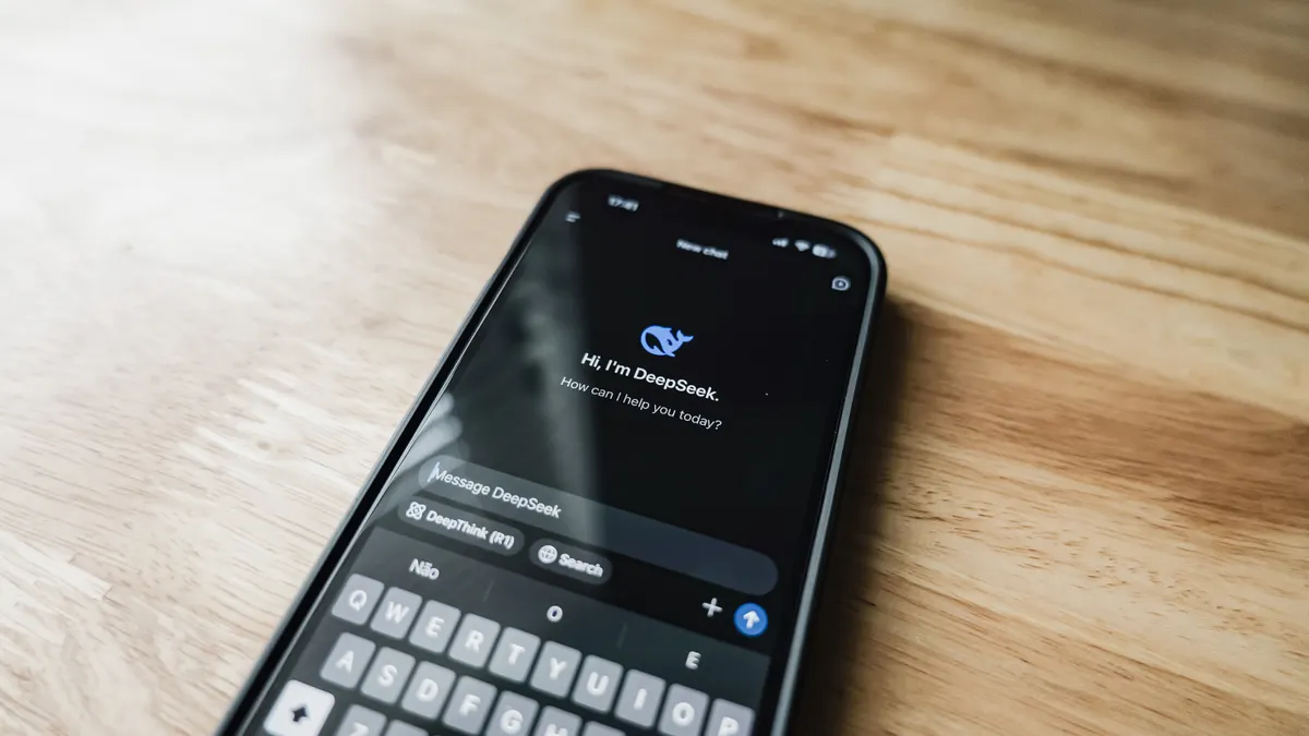 AI writing tool integrations: CMS, docs, and workflow apps — Smartphone with AI Chat Interface Displayed