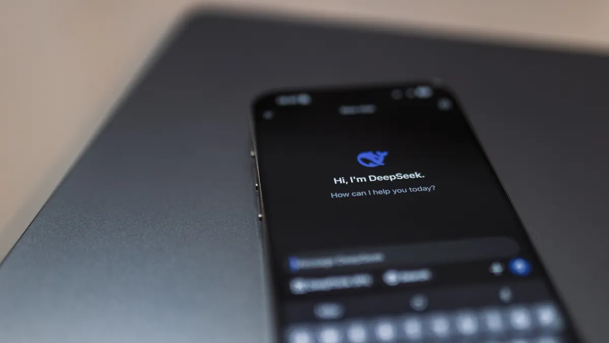 What features should AI copywriting tools have? — AI Chat Interface on Smartphone with DeepSeek App